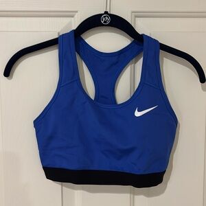Nike dry fit medium athletic bra purple